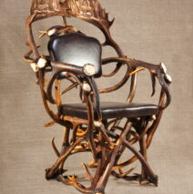 Fotel z poroża jelenia 2